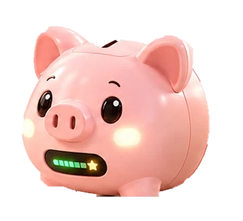 Pink NVK Pigo piggy bank concept